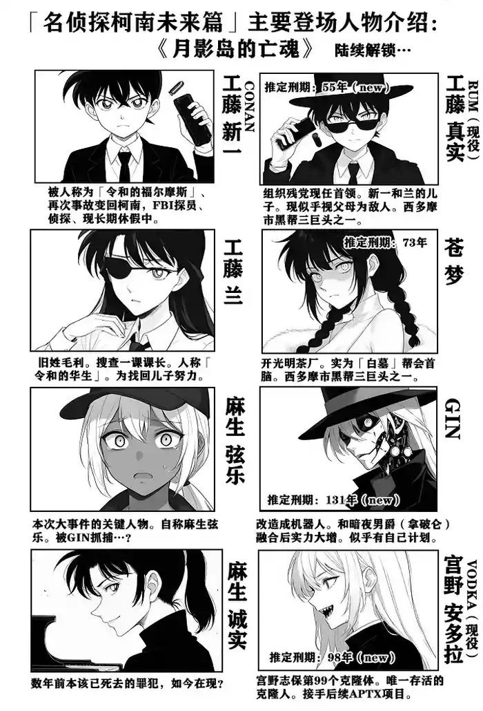 月影岛的亡魂①（detective conan）