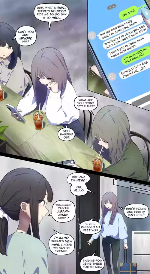 My father remarried, so I went to say hello… 【Translated by kochakaden】