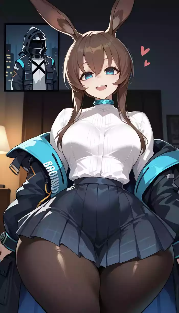 Arknight BBC Amiya and Absinthe rahmat ai generated