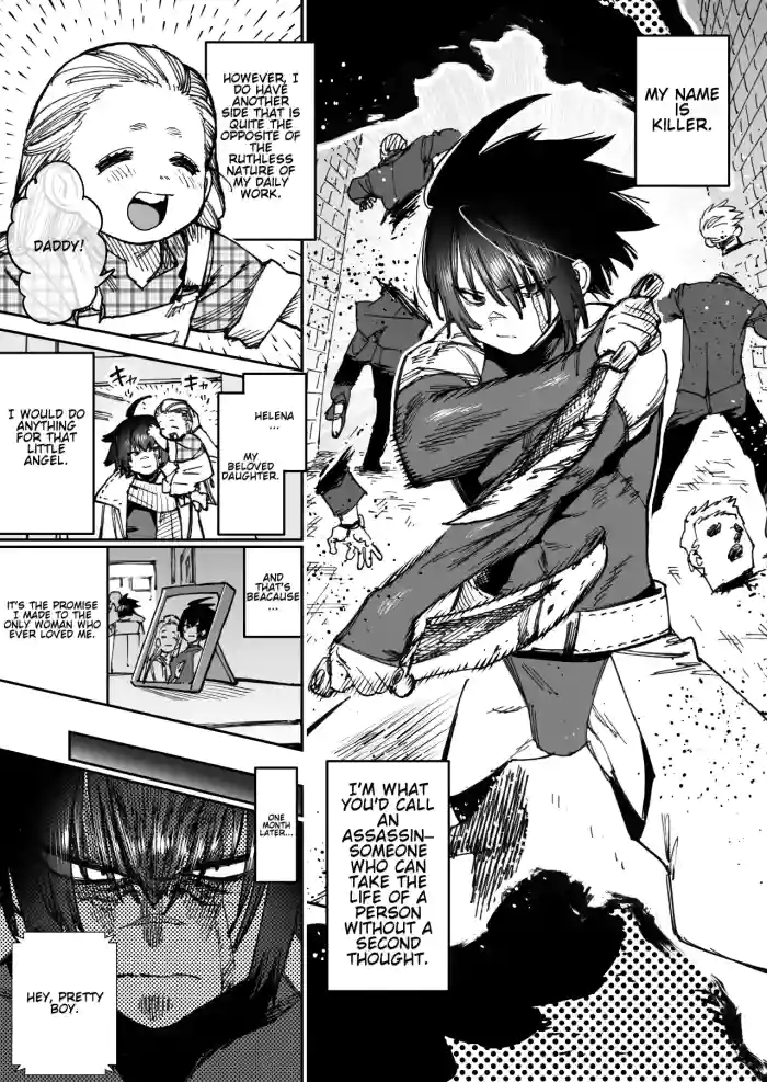 [Horieros] "Mesu Ochi" Sekai Saikyou no Koroshiya Self Mesu-ka Kaizou | The World's Strongest Assassin Self-Feminization [English]