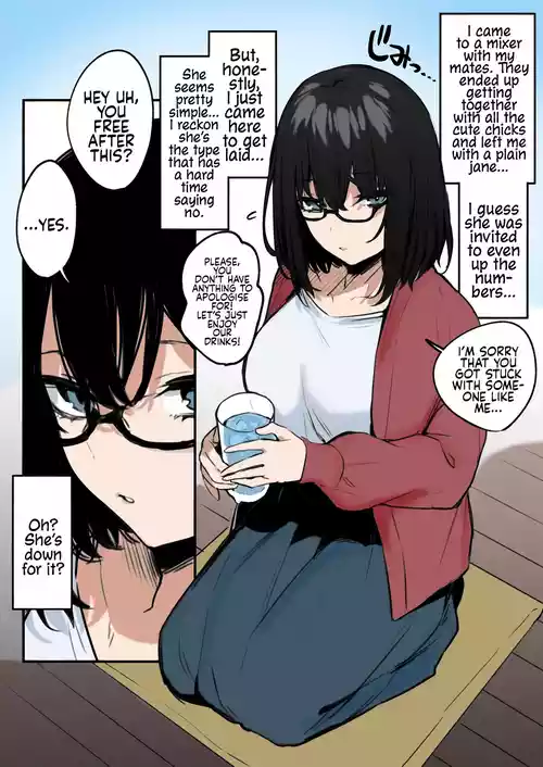 [Danimaru] Yaresou dakara toiu Riyuu de Jimi Onna o Sasotta Kekka | I Was Just Looking To Fuck, So I Called Out To This Plain Looking Chick And, Well... [English] [Mr_Person] [Colorized]