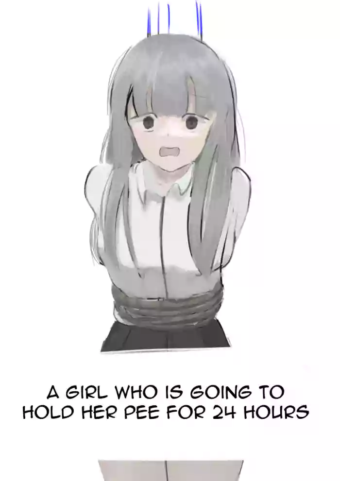 A girl who is going to hold her pee for 24 hours