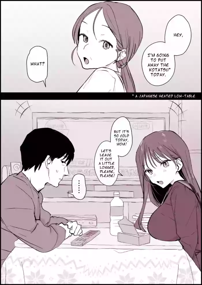 [Poriuretan] Kotatsu Suki no Giri Kyoudai | Kotatsu-loving Step-siblings [English]