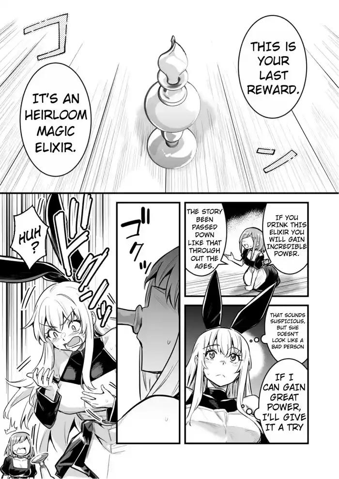 An adventurer grown huge from an elixir, lost control and started fucking things