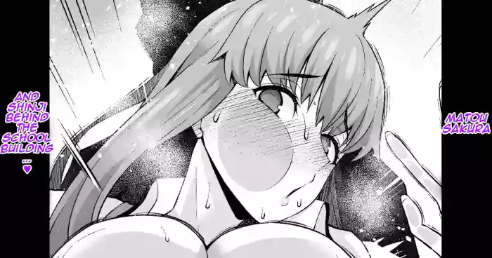 Matou Sakura and Shinji Behind the School Building…❤