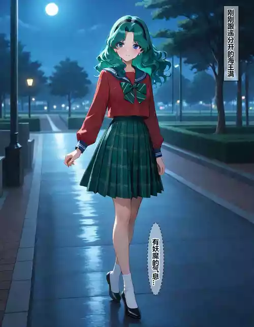 セーラーネプチューン_セーラーネプチューン敗辱_敵の手に堕ちる海の星_ななころび [AI Generated]