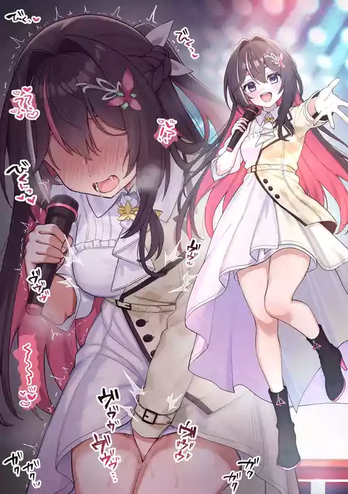 [Kokemomo] Live-chuu no Ishou ni Vibe ga Shikomare, Stage Jou de Acme Shichau AZKi (AZKi)