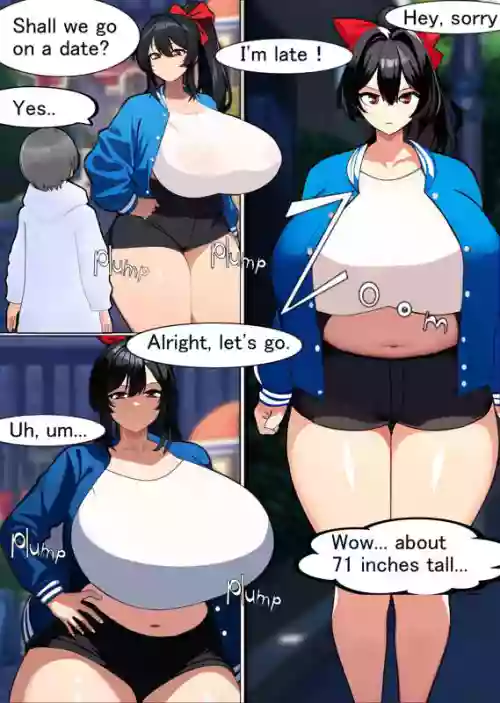 [MyuneShrinker] Swallowed whole by a busty, plump, tall succubus met on a dating app [AI generated]