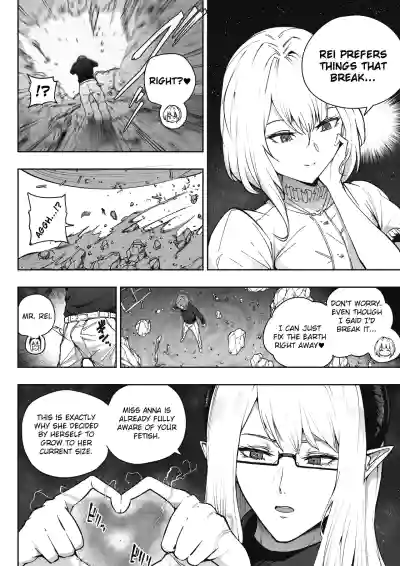Page 12 of Shinchou 1680-oku km no Joshi ga Tatta 1-man km Shika Nai Chikyuu o Asobubu | A 168 Billion km Tall Girl Toys with the Mere 10,000 km Earth