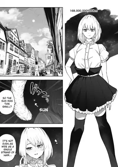 Page 25 of Shinchou 1680-oku km no Joshi ga Tatta 1-man km Shika Nai Chikyuu o Asobubu | A 168 Billion km Tall Girl Toys with the Mere 10,000 km Earth