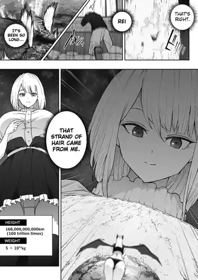 Page 9 of Shinchou 1680-oku km no Joshi ga Tatta 1-man km Shika Nai Chikyuu o Asobubu | A 168 Billion km Tall Girl Toys with the Mere 10,000 km Earth
