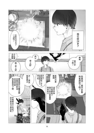 Page 9 of [Aoiro Kansokujo (Nakahara Mizuimo)] Minarai Mahoutsukai-kun to Hana no Namae - Apprentice Wizard and his Bluebell Flower. [Chinese]