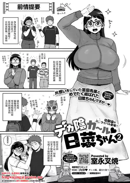 [Muronaga Chaashuu] Dekain Girl Hina-chan 2 Osananajimi na Rival Toujou!? (COMIC HOTMILK 2026-05) [Chinese] [Digital]