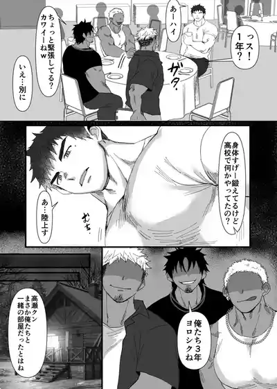 Page 3 of [Suikanotane (Hashikure Tarou)] サークルの先輩達にオ〇ホにされる短髪DD君／前編（18頁）